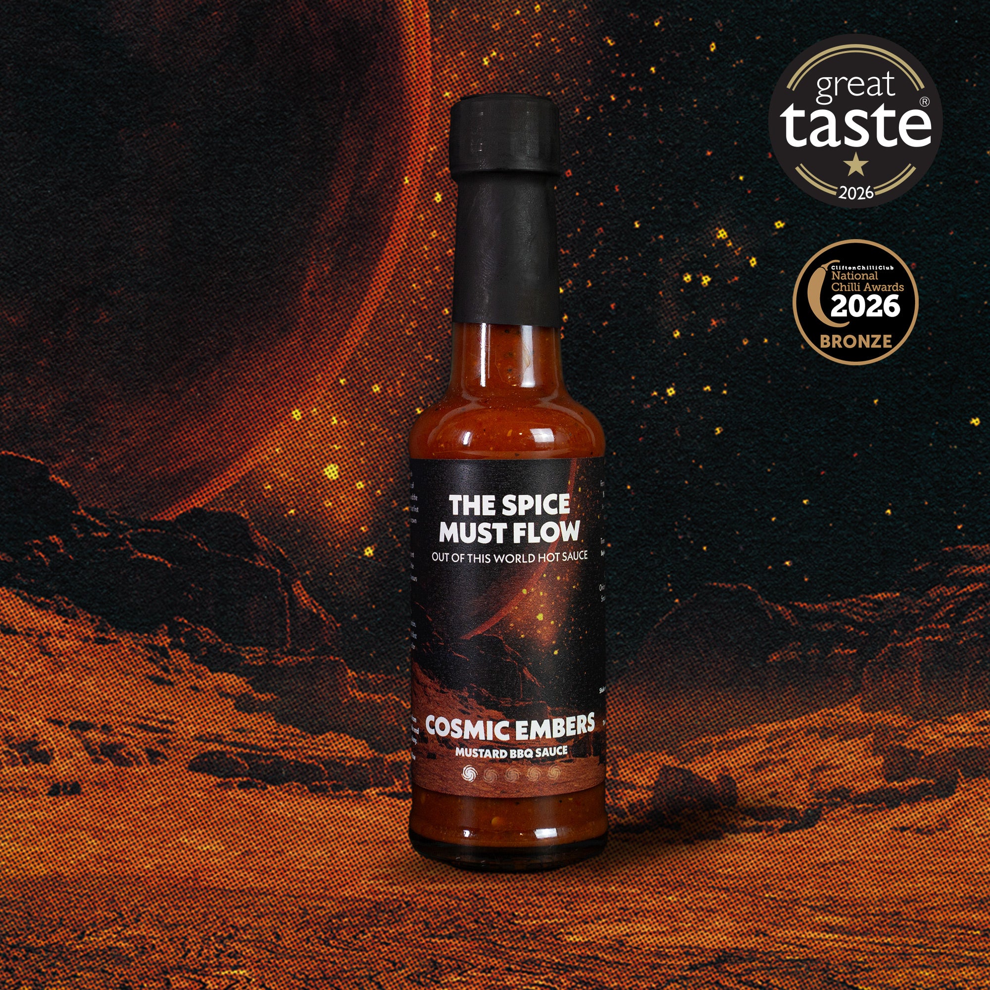 Cosmic Embers | Mustard BBQ Hot Sauce